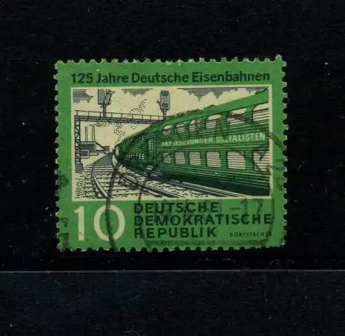 DDR 1960 PLATTENFEHLER Nr 804 f47 gestempelt (101901)
