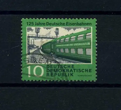 DDR 1960 PLATTENFEHLER Nr 804 f47 gestempelt (101903)