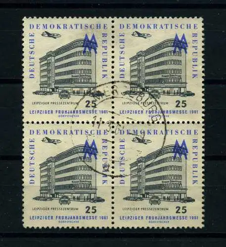 DDR 1961 PLATTENFEHLER Nr 814 I gestempelt (101909)