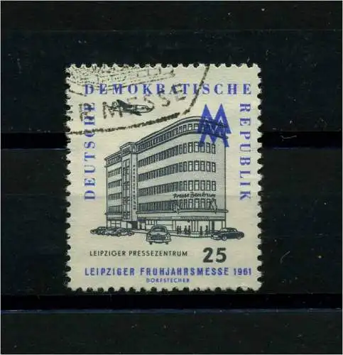 DDR 1961 PLATTENFEHLER Nr 814 I gestempelt (101912)