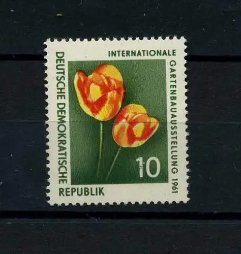 DDR 1961 PLATTENFEHLER Nr 854 f9b postfrisch (101918)
