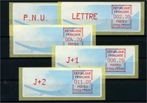 FRANKREICH 1988 ATM Nr 9.12b postfrisch (103445)