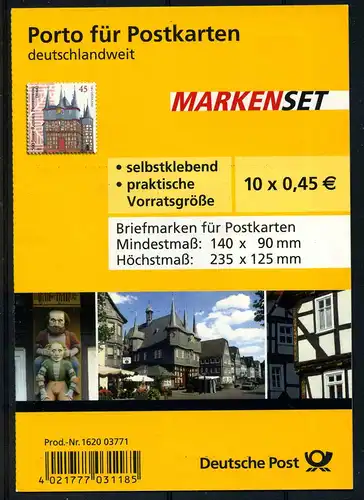 BUND 2009 MH 78 gestempelt (103536)
