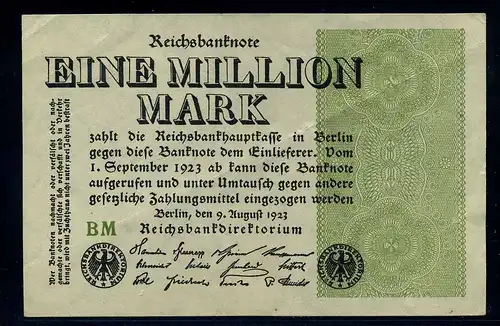 1Mio. Mark 1923 Reichsbanknote siehe Beschreibung (103733)