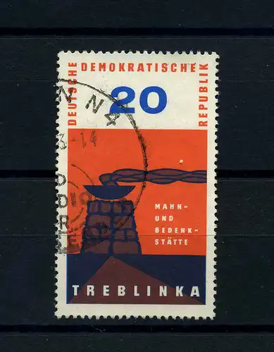 DDR 1963 PLATTENFEHLER Nr 975 f12 gestempelt (104024)