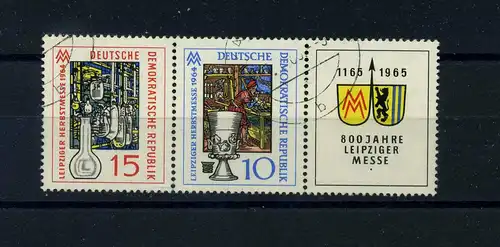 DDR 1964 PLATTENFEHLER Nr 1052 f14 gestempelt (104078)