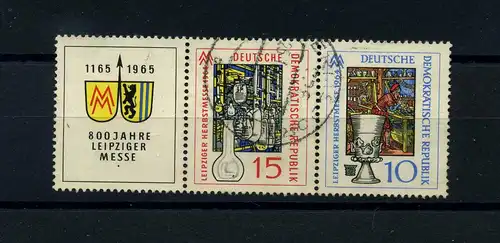 DDR 1964 PLATTENFEHLER Nr 1053 f19 gestempelt (104090)