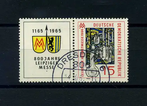DDR 1964 PLATTENFEHLER Nr 1053 f46 gestempelt (104092)