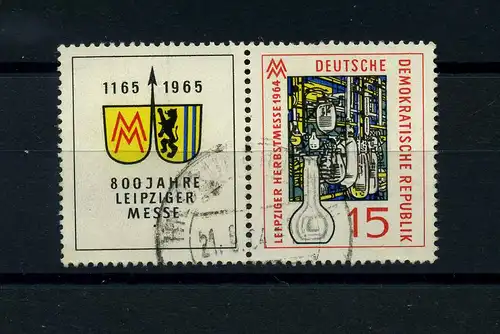 DDR 1964 PLATTENFEHLER Nr 1053 f46 gestempelt (104094)