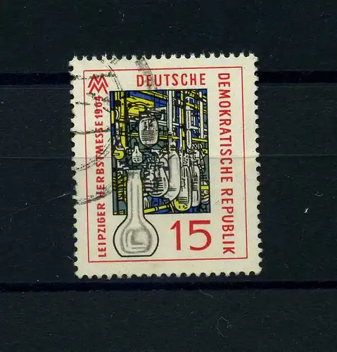 DDR 1964 PLATTENFEHLER Nr 1053 f49 gestempelt (104098)