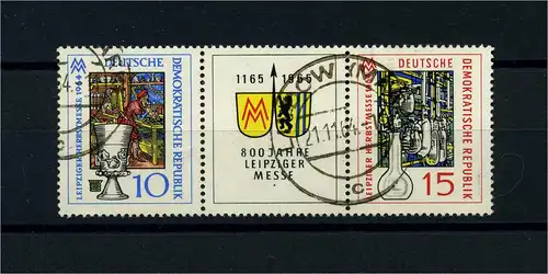 DDR 1964 PLATTENFEHLER Nr 1053 f49 gestempelt (104099)