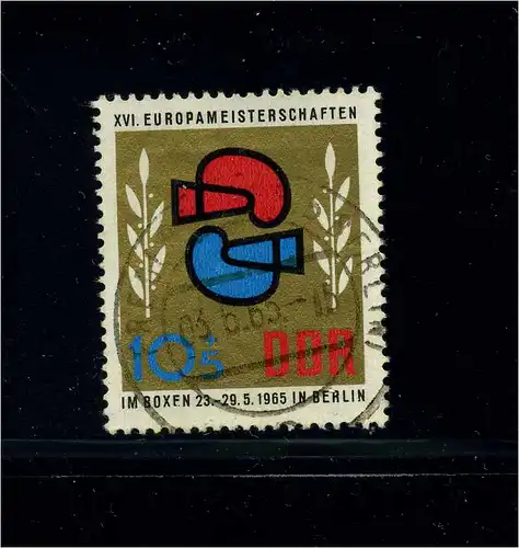 DDR 1965 PLATTENFEHLER Nr 1100 f47 gestempelt (104131)