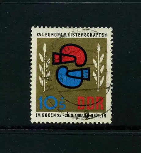 DDR 1965 PLATTENFEHLER Nr 1100 f47 gestempelt (104132)