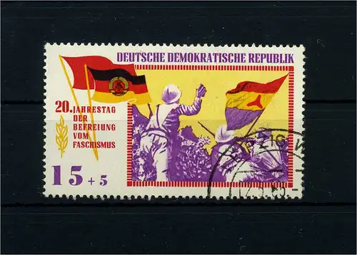 DDR 1965 PLATTENFEHLER Nr 1104 f24 gestempelt (104151)