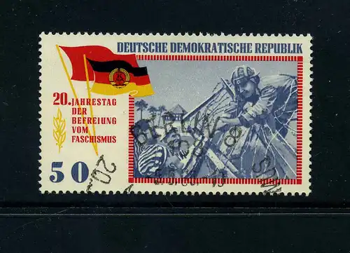 DDR 1965 PLATTENFEHLER Nr 1108 f21 gestempelt (104162)