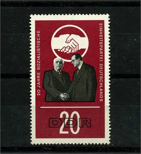 DDR 1966 PLATTENFEHLER Nr 1176 f7 postfrisch (104187)