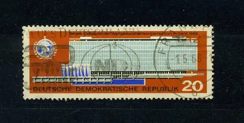 DDR 1966 PLATTENFEHLER Nr 1178 I gestempelt (104192)