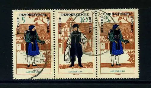 DDR 1966 PLATTENFEHLER Nr 1215 I gestempelt (104205)