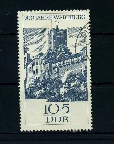DDR 1966 PLATTENFEHLER Nr 1233 f22 gestempelt (104212)