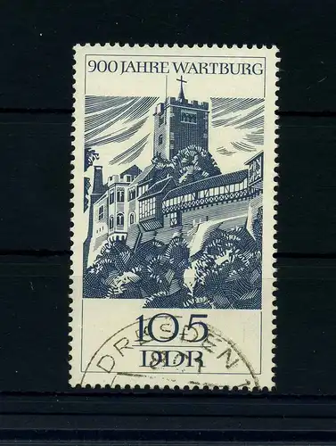 DDR 1966 PLATTENFEHLER Nr 1233 f22 gestempelt (104214)