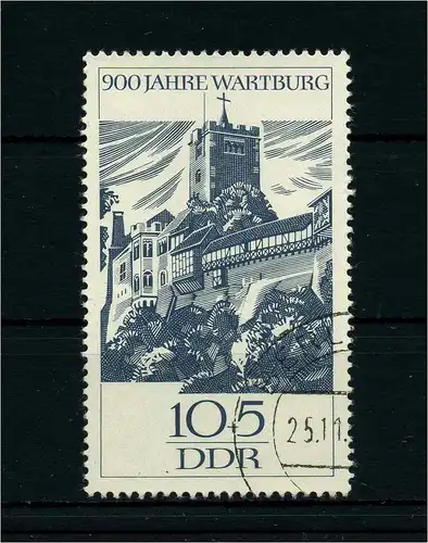 DDR 1966 PLATTENFEHLER Nr 1233 f22 gestempelt (104217)