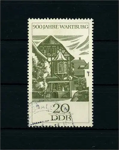 DDR 1966 PLATTENFEHLER Nr 1234 f16 gestempelt (104225)