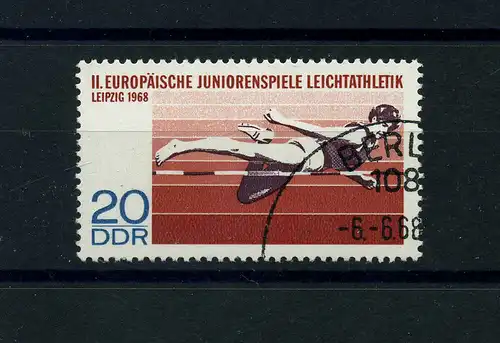 DDR 1968 PLATTENFEHLER Nr 1372 I gestempelt (104318)