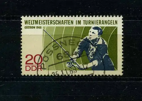 DDR 1968 PLATTENFEHLER Nr 1374 f5 gestempelt (104322)