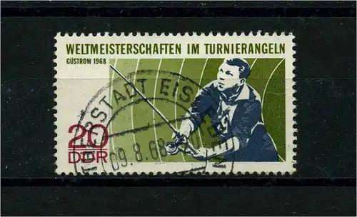DDR 1968 PLATTENFEHLER Nr 1374 f5 gestempelt (104323)
