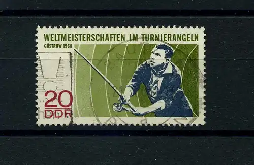 DDR 1968 PLATTENFEHLER Nr 1374 f5 gestempelt (104324)
