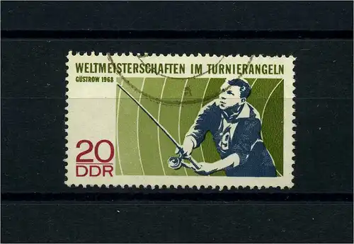 DDR 1968 PLATTENFEHLER Nr 1374 f5 gestempelt (104325)