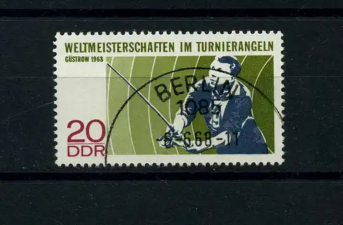 DDR 1968 PLATTENFEHLER Nr 1374 f5 gestempelt (104326)