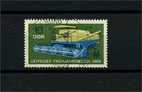 DDR 1969 PLATTENFEHLER Nr 1448 f12 gestempelt (104333)