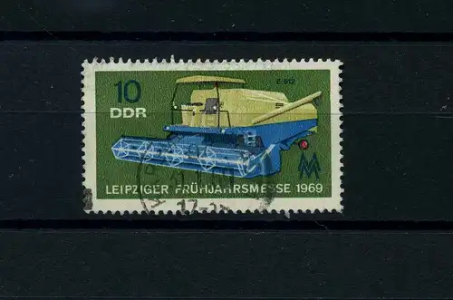 DDR 1969 PLATTENFEHLER Nr 1448 f12 gestempelt (104336)
