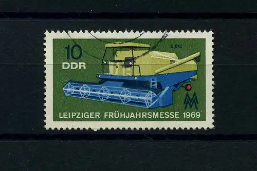 DDR 1969 PLATTENFEHLER Nr 1448 f12 gestempelt (104338)