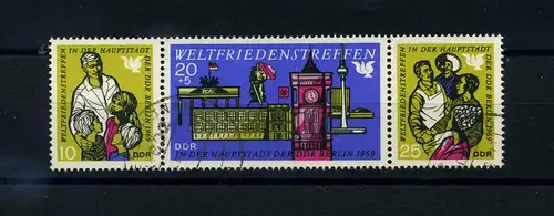 DDR 1969 PLATTENFEHLER Nr 1479 f11 gestempelt (104354)