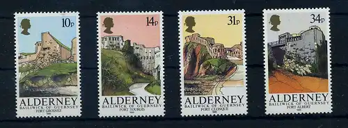 ALDERNEY 1986 Nr 26-31 postfrisch (104562)