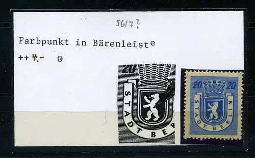 SBZ 1945 Nr 6 postfrisch (104912)