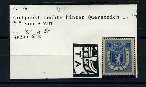 SBZ 1945 Nr 6 postfrisch (104918)