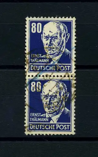 DDR 1952 PLATTENFEHLER Nr 339 III gestempelt (104378)