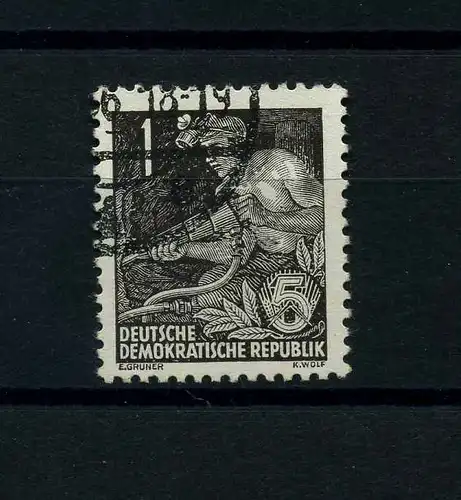 DDR 1953 PLATTENFEHLER Nr 405 ND I gestempelt (104404)