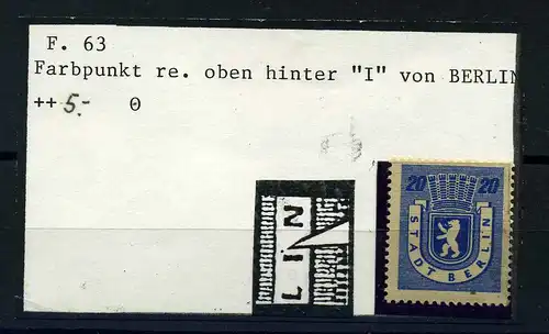 SBZ 1945 Nr 6 postfrisch (104938)