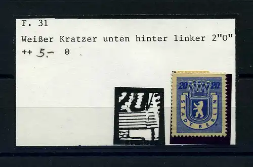SBZ 1945 Nr 6 postfrisch (104940)