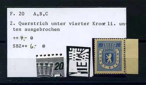 SBZ 1945 Nr 6 postfrisch (104942)