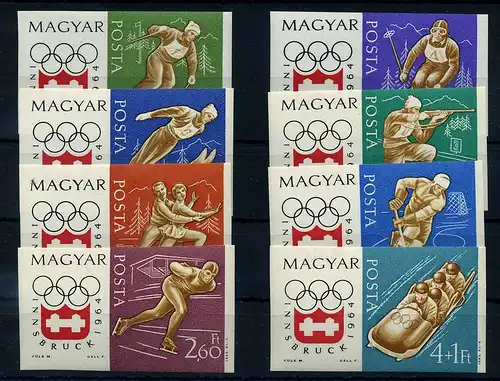 UNGARN 1963 Nr 1975-1982B postfrisch (105057)