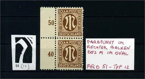 BIZONE 1945 Nr 22 postfrisch (105314)