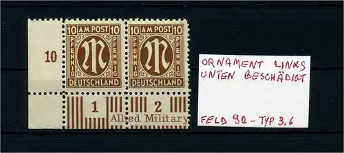 BIZONE 1945 Nr 22 postfrisch (105316)