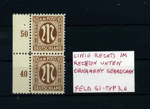 BIZONE 1945 Nr 22 postfrisch (105319)