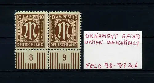 BIZONE 1945 Nr 22 postfrisch (105321)