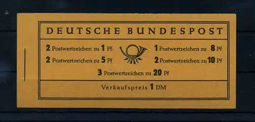 BUND 1958 MH 4YII postfrisch (105237)